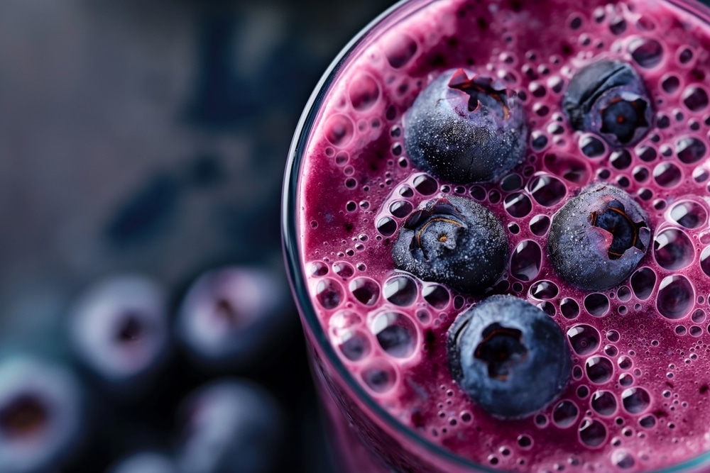 Smoothie od borovnica i zobenih pahuljica